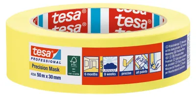Produktbild von Tesa Präzisionskrepp 4334 glatt 30 mm - 04334-00002-00