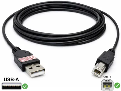 Produktbild von Drucker Scanner Anschluss USB Kabel kompatibel für HP DeskJet 1514, 3760, 980cxi