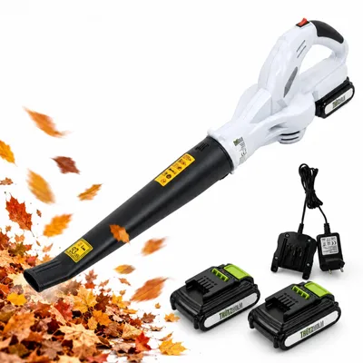 Produktbild von Akku-Laubbläser 20V mit 2000mAh 240km/h mit 2 Akkus & Ladegerät