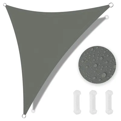 Imagen del producto de Toldo de protección solar impermeable, de 2 x 2 x 2 metros, con un peso de 160 g/m², ideal para jardín y terraza
