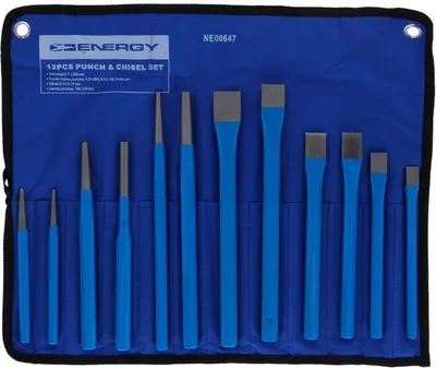 Produktbild von ENERGY Meißel + Durchtreiber-Satz NE00647 250 200 150 19 14 5mm