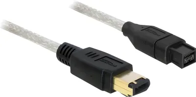 Image de DELOCK Câble FireWire FW400 6Pin -> FW800 9Pin St/St 3.00