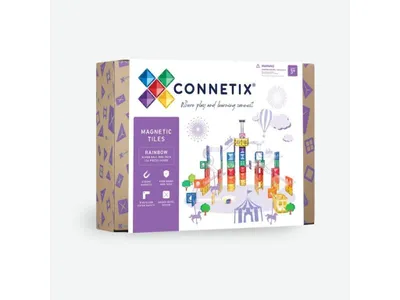 Obrázok produktu pre Connetix Magnetická stavebnica a guľôčková dráha, 134 ks