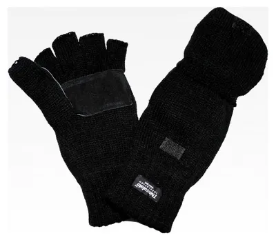 Produktbild von Fingerlose Strickhandschuhe mit Fausthandschuh-Funktion