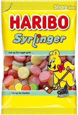 Image de Haribo Syrlinger 375 g