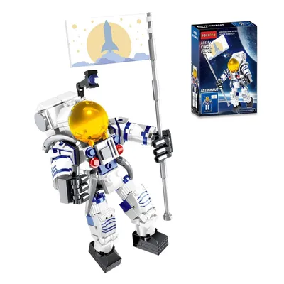 Produktbild von Weltraum-Bauspielzeug 3D Astronauten Klemmbausteine Set Konstruktionsspielzeug