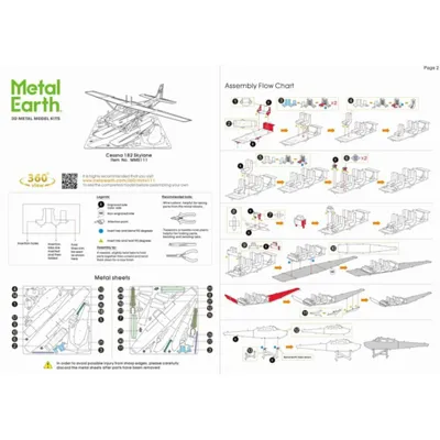 Obrázok produktu pre METAL EARTH 3D puzzle Cessna 182 hydroplán