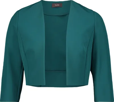 Produktbild von Vera Mont Bolero-Jacke, leicht tailliert, mit V-Ausschnitt, 3/4 Arm, 40 cm Gesamtlänge