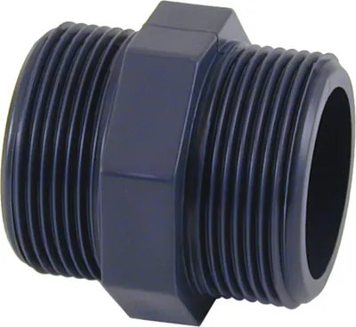 Produktbild von PVC Doppelnippel 1 1/2 Zoll AG