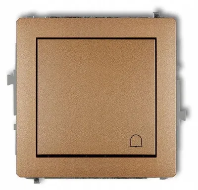 Produktbild von Karlik DECO 8DWP-4 Klingeltaster Goldmetallic Unterputz