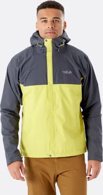Obrázek produktu pro Rab Downpour Eco Jacket Barva: graphene/zest / Velikost: S