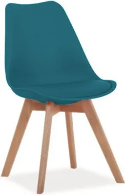 Produktbild von Esszimmerstuhl Küchenstuhl Set Kris türkis 2er Set