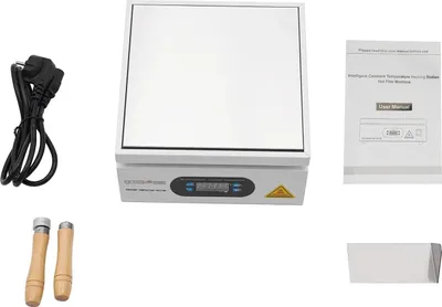 Immagine prodotto di Piastra elettrica, temperatura regolabile, display digitale, BIANCO