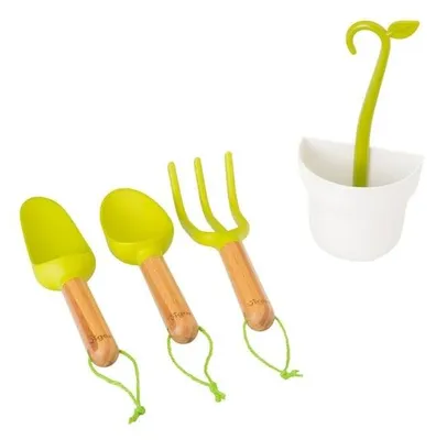 Imagen del producto de Juego de 3 herramientas de jardín con ganchos, ideal para colgar