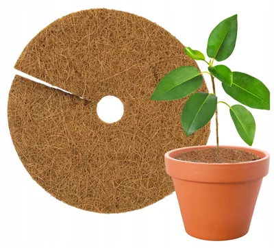 Image de De haute qualité - Riche en éléments nutritifs - Pour le jardin et le balcon - Tapis de coco - Protection contre le gel - Paillis pour plantes - Protection contre l'humidité