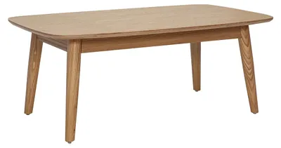 Produktbild von Miliboo - Rechteckiger Couchtisch aus hellem Holz, Esche, L100 cm NORDECO