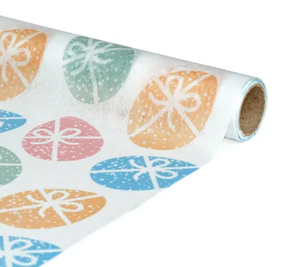 Produktbild von Tischläufer Ostern 180 x 28 cm - Weißer Ostertischläufer mit Ostereiermotiv - Polyester Tischläufer für Esstisch & Dekoration 1 Stück [58207A].
