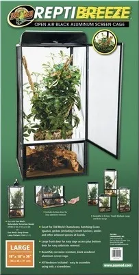 Produktbild von Terrarium Repti Breeze, 40 x 40 x 92 cm, Aluminium, ohne Beleuchtung