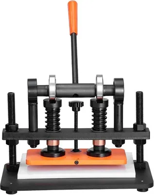 Imagen del producto de Máquina Pons manual, placa de relieve de 10,2 x 4,7 pulgadas, sistema de guía de doble articulación duradero para diversos materiales, distancia de impresión de 0,47 pulgadas