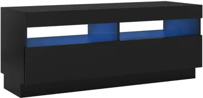 Produktbild von vidaXL TV-Schrank mit LED-Leuchten Schwarz 100x35x40 cm
