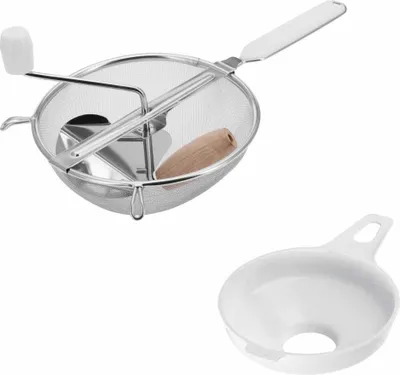 Produktbild von Set Passiersieb »Standard«, ø 20 cm + Einmachtrichter, weiß,1 x 11972270 Passier