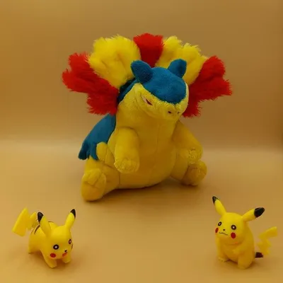 Obrázek produktu pro Pokémon Tornupto plyšová hračka - 14 cm plyšová hračka Typhlosion