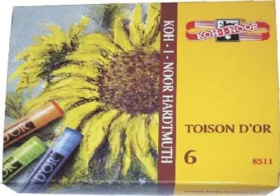 Image de KOH-I-NOOR 8511 Pastellkreide - 6 Farben