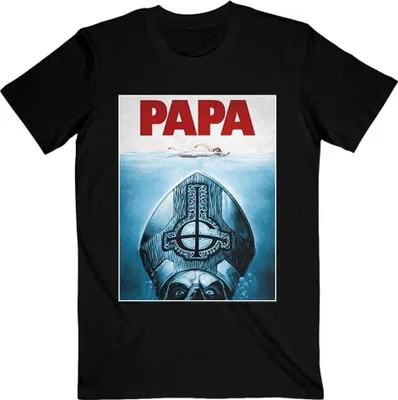 Image de Ghost Papa Jaws Black M T-shirt