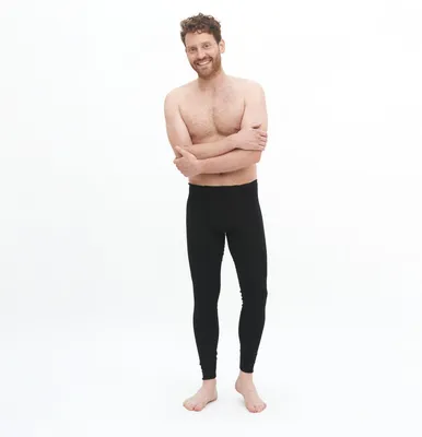 Produktbild von Herren-Lange Unterhose „Jonathan“ in Schwarz N von Living Crafts