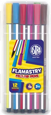 Obrázek produktu pro Flamastry heksagonalne 12 kolorów
