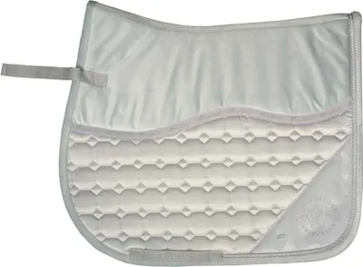 Produktbild von Kingsland odessa Satin- & Samtschabracke mit silbernen Strasssteinen Grey Sleet Sommer 2022, Größe:Dressage