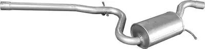 Produktbild von POLMO 24.006 Mittelschalldämpfer Schalldämpfer für SKODA Octavia II Combi (1Z5) OCTAVIA (1Z3)