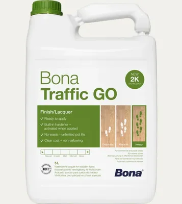 Produktbild von BONA TRAFFIC GO 2K-Parkettlack 5 Liter Matt