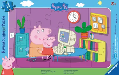 Image de Ravensburger - Casse-tête Peppa Pig à l'ordinateur