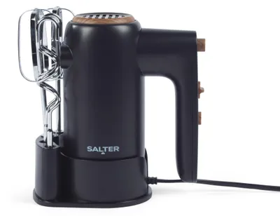 Handmixer 300 W, 5 Stufen + Turbo, schwarz, mit Zubehör