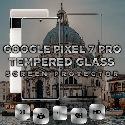 Obrázek produktu pro Google Pixel 7 Pro - Tvrzené sklo 9H - 3D ochrana displeje ve špičkové kvalitě