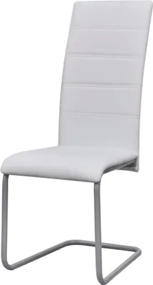 Obrázek produktu pro vidaXL Konzolová židle 4 ks. Bílá Imitace kůže