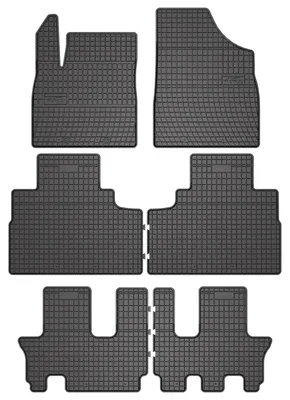 Produktbild von Gummi-Fußmatten für Forthing U-Tour 2024- (Minivan) – Schwarz, passgenau – Wielganizator SolidPRO
