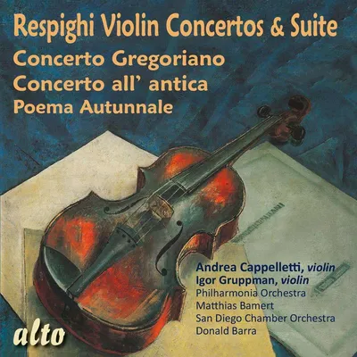 Obrázok produktu pre Ottorino Respighi (1879-1936): Concerto gregoriano für Violine & Orchester - - (CD / C)