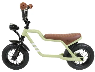 Produktbild von Bandits & Angels Laufrad Fatbike Grün ab 2 Jahren für Jungen und Mädchen – Einzigartiges Laufrad – Metall – Grünes Laufrad – Mit funktionierendem Scheinwerfer