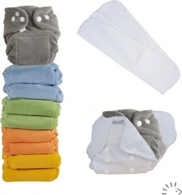 Produktbild von Popolini Newborn MiniSnap Rainbow Set 11-teilig