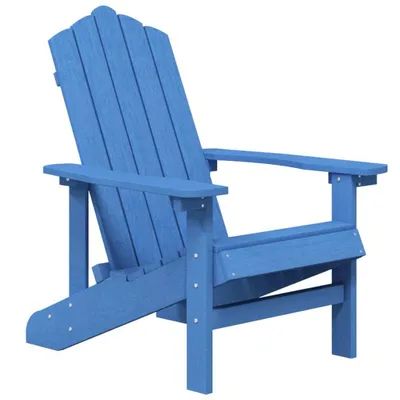 Immagine prodotto di vidaXL Sedia da giardino Adirondack HDPE blu acqua