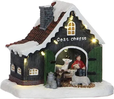 Produktbild von Edelman Luville detaillierte Miniatur Weihnachtsfigur für Ihr Weihnachtsdorf