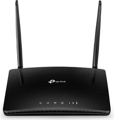 Obrázok produktu pre TP-Link TL-MR150, Wi-Fi 4 (802.11n), Jednopásmové (2,4 ghz), Ethernet / LAN pripojenie, 3G, Čierna, Stolový smerovač