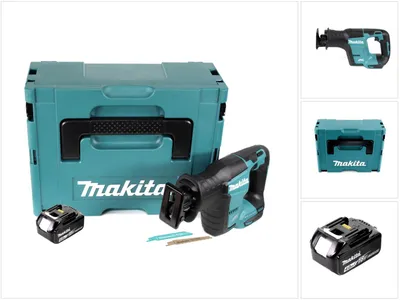 Produktbild von Makita DJR 188 M1J Akku Reciprosäge 18 V Brushless Säbelsäge im Makpac + 1x 4,0 Ah Akku - ohne Ladegerät