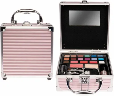 Immagine prodotto di Valigetta per cosmetici Treffina rosa luccicante mini