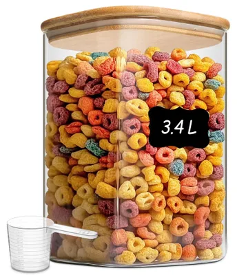 Produktbild von Glas Aufbewahrungsglas mit Deckel 3400 ml - Für Lebensmittel und Getränke