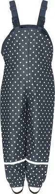 Produktbild von playshoes Regen- und Matschlatzhose Matschhose Regenhose outdoor basic, Größe:86, Farbe:Blau gepunktet