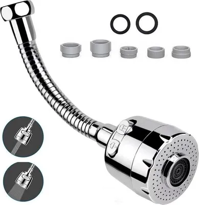 Produktbild von Flexibles Auslaufventil 55cm drehbar Wasseranschluss