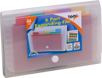 Produktbild von Tiger - Expandierende Datei, A6 SG35552 (Einheitsgröße) (Transparent)